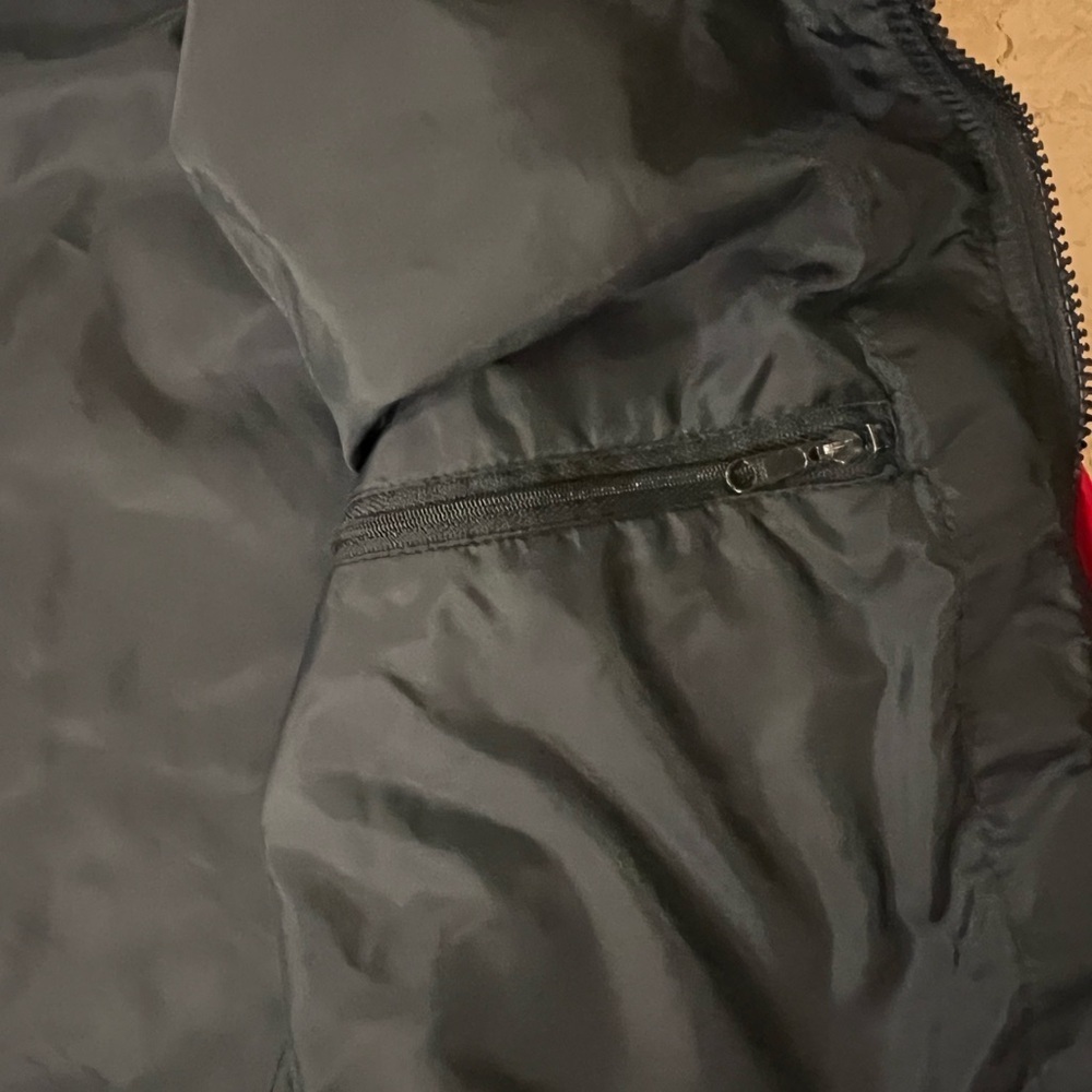 Eddie Bauer 1970’s Vintage Red Windbreaker Jacket Men’s Size XL - Picture 3 of 6